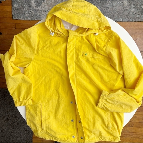 Criquet Lightweight Full Zip Hooded Jacket Men’s Size Large Yellow - Picture 1 of 13